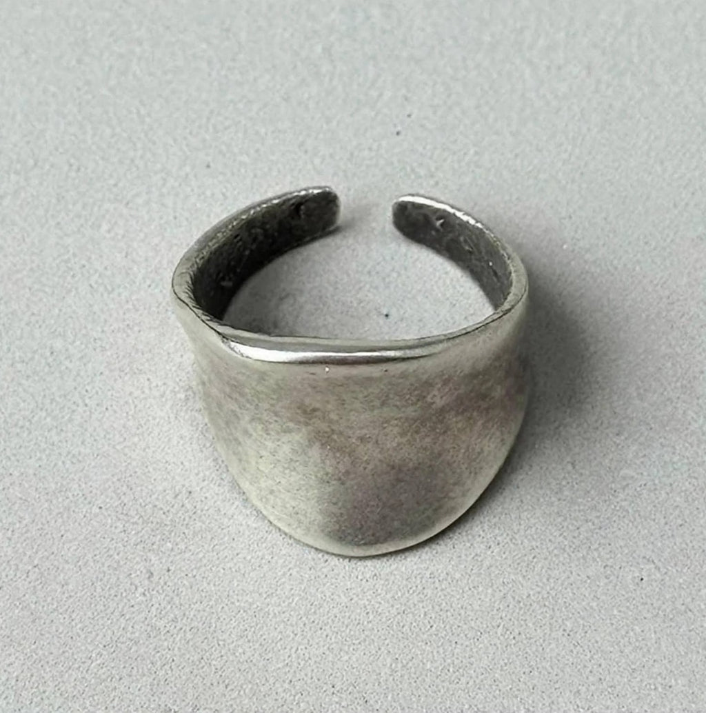 Organic Chunky Asymmetric Silver Ring