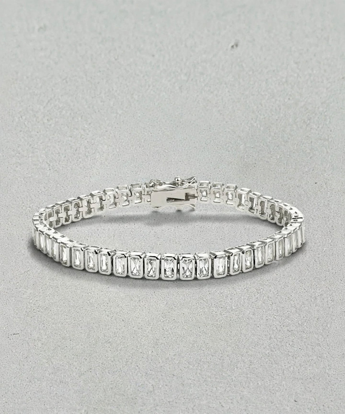 Laura Silver Emerald Necklace
